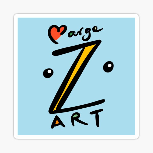 Marge_Z_Art logo Sticker
