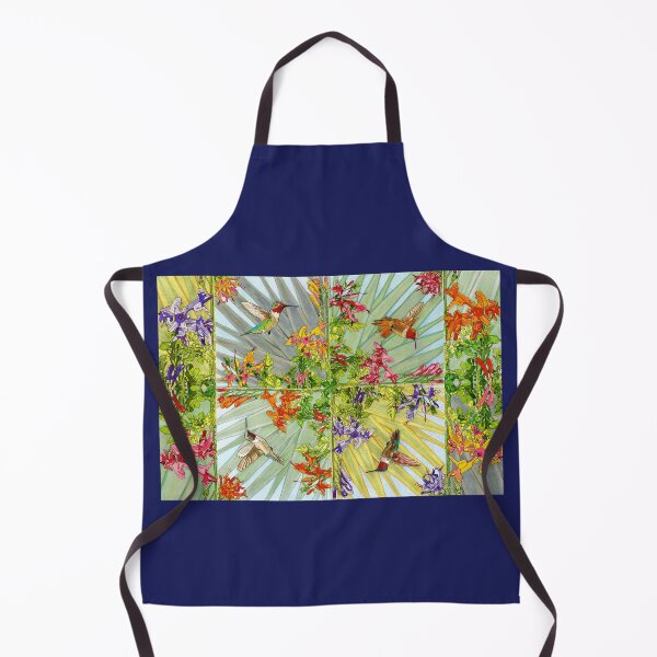 Item preview, 4 American Hummingbirds Mirror Dazzle Mandala designed and sold by HummingbirdPics.