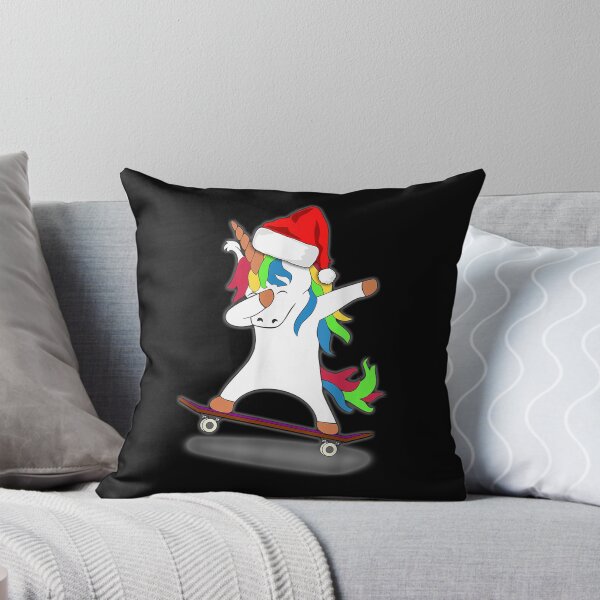 Item preview, Christmas Dabbing Unicorn Santa Skateboard T Xmas designed and sold by Dinaleroy.