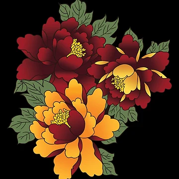 Artwork thumbnail, Japanese Peony by Ron's Designs