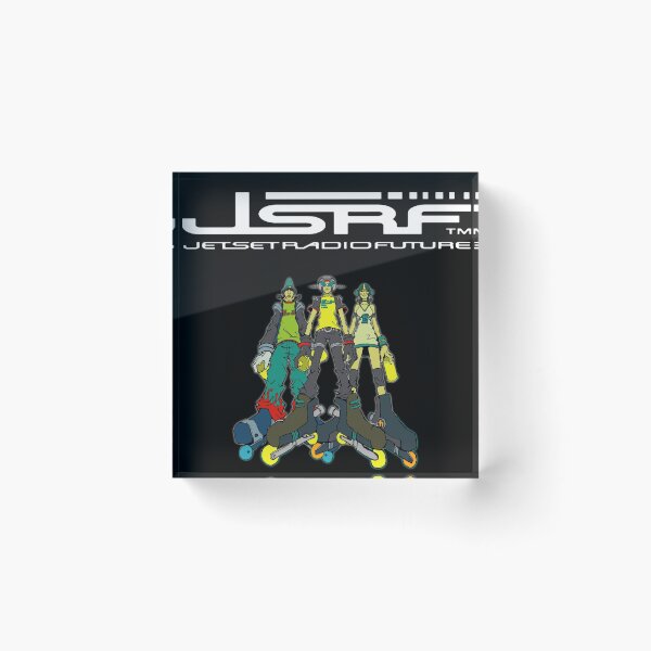 Item preview, Jet Set Radio Future (JSRF) The GGs Logo Text White designed and sold by everything4eva.