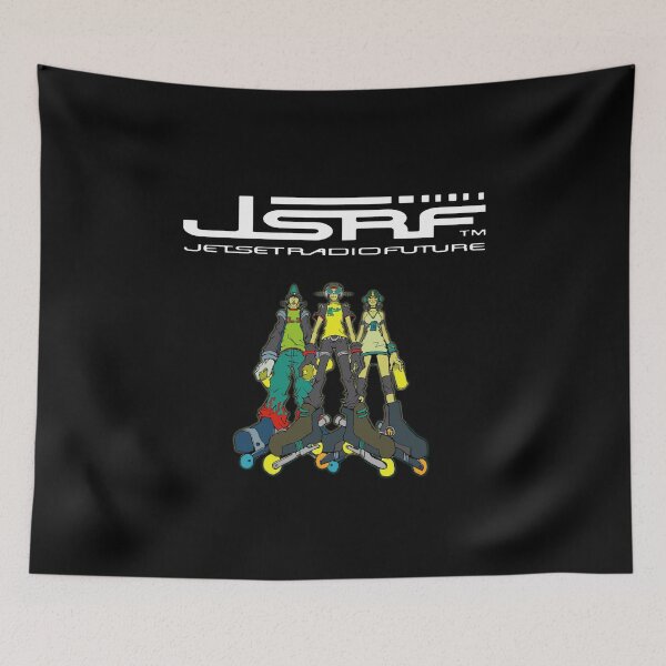 Item preview, Jet Set Radio Future (JSRF) The GGs Logo Text White designed and sold by everything4eva.