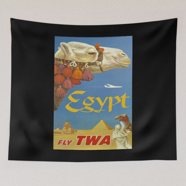 Item preview, retro classic Egypt poster designed and sold by CorasPosters.