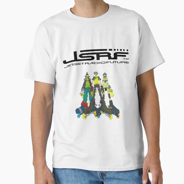 Vista previa del artículo con la obra «Jet Set Radio Future (JSRF) Texto del logotipo de los GG en negro», diseñado y vendido por everything4eva.