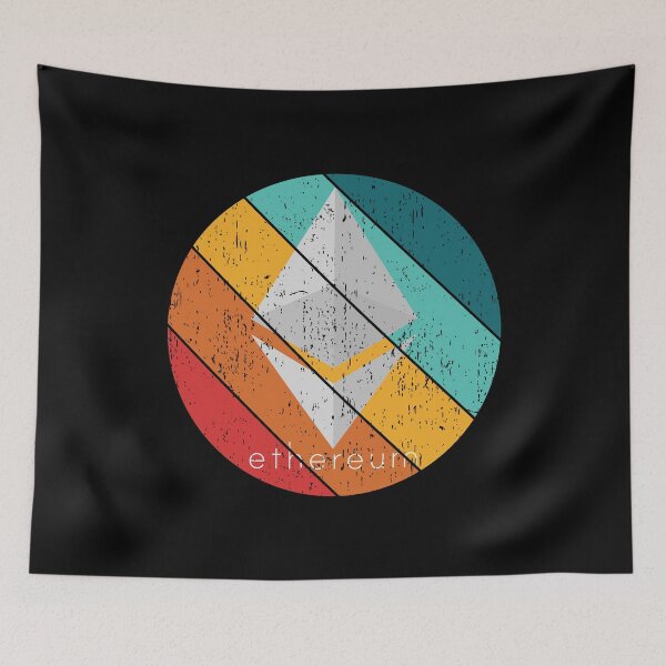 Item preview, Grunge Ethereum Sunset Design v2 designed and sold by Bitcoin-Fashion.