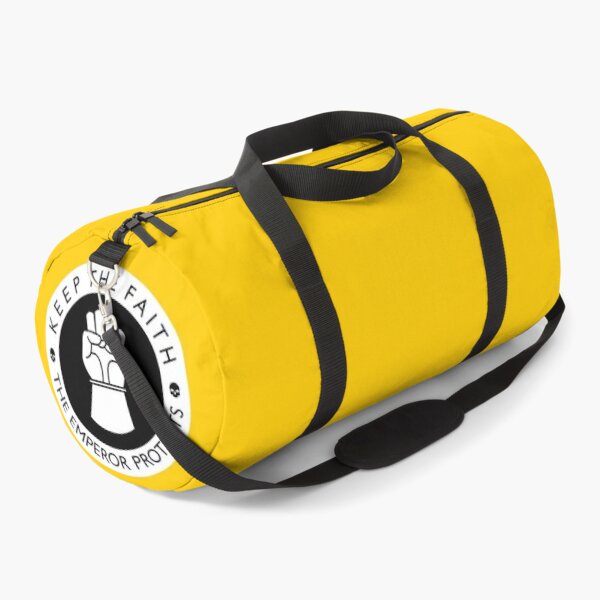 Albert's Dog Lounge Yellow Duffle Bag