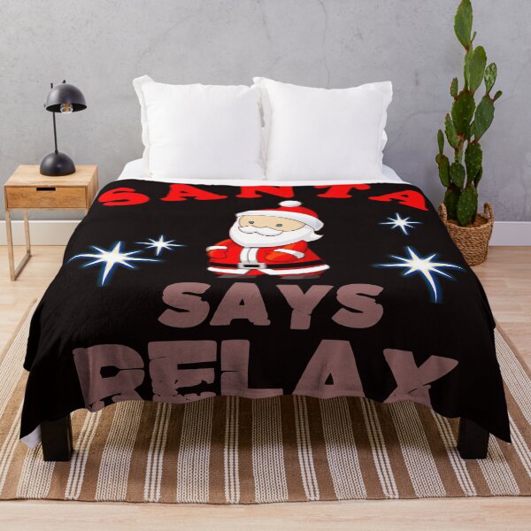Item preview, Santa Says Relax - Funny Cute Santa and Text Effects Gift Ideas designed and sold by leo121687.