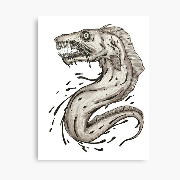 Leinwanddrucke Flussmonster Redbubble
