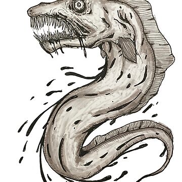 Artwork thumbnail, Monster Eel by poeticdustbin