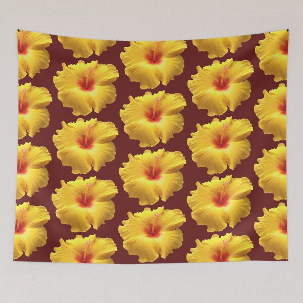 Item preview, Yellow and Red Hibiscus designed and sold by StevenElliot.