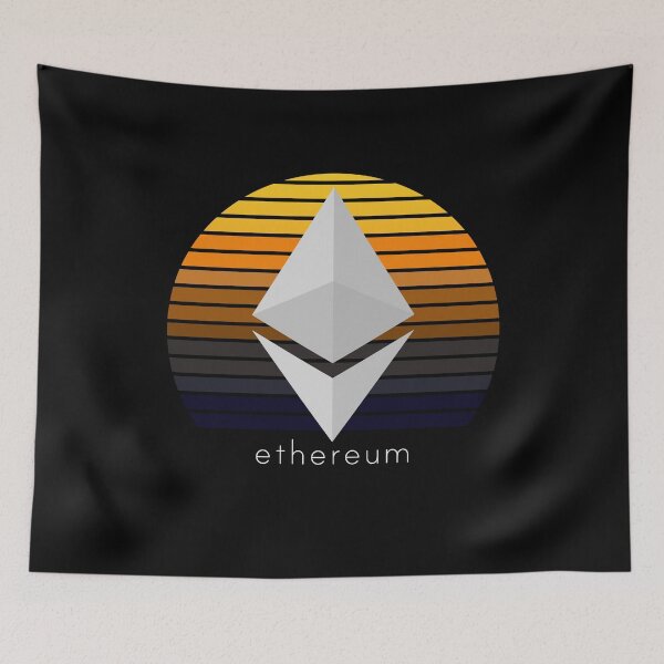Item preview, Diseño Dark Ethereum Sunset designed and sold by Bitcoin-Fashion.