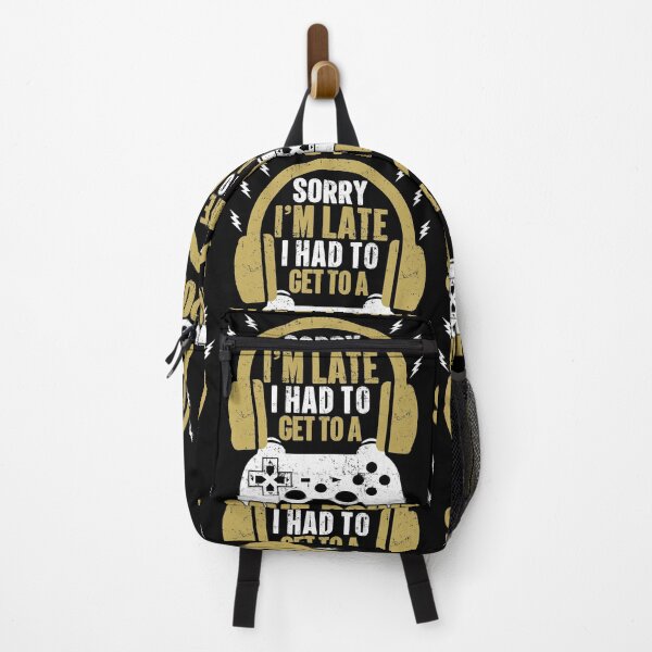 Item preview, Sorry I'm Late I Had To Get To A Save Point | Funny Gamer designed and sold by GravitiTees.