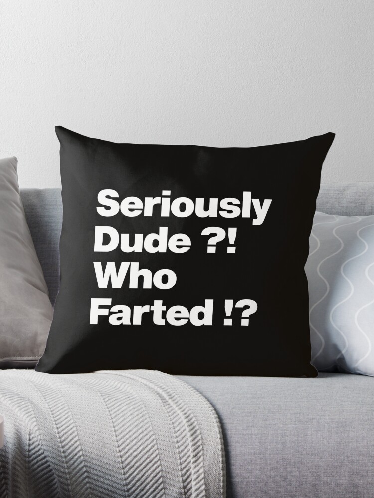 FART KING funny throw Pillows | Zazzle