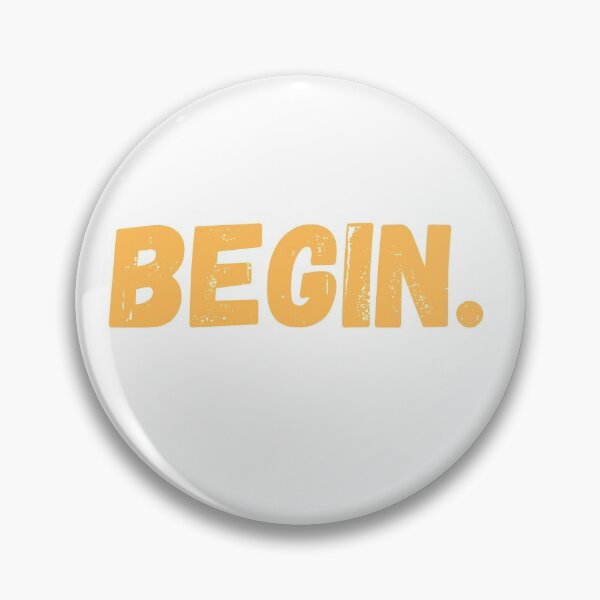 Item preview, Begin. Inspiring Words For You! designed and sold by Salman Hino.