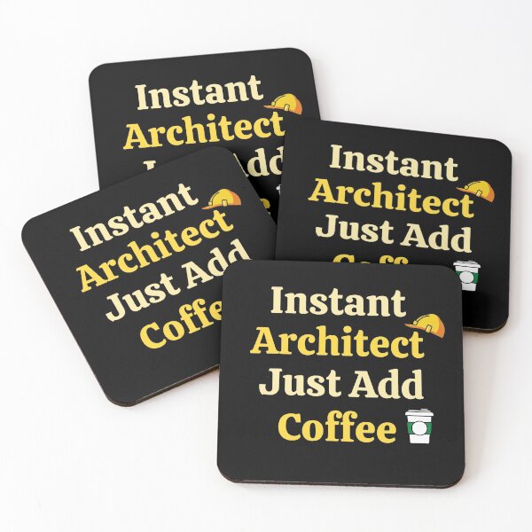 Item preview, Instant Architect Just Add Coffee designed and sold by Pea Fitness.