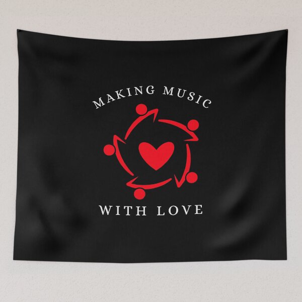 Item preview, Making Music With Love, Music Producer designed and sold by ilovetshirts87.