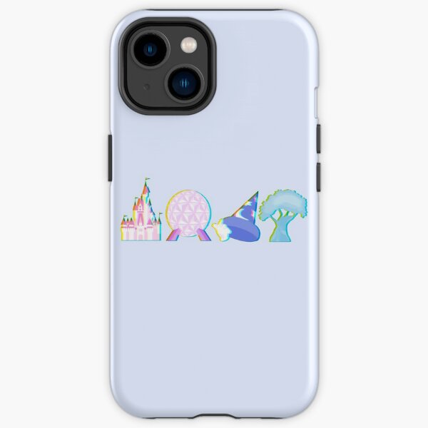 Glitched Four Park Icons iPhone Tough Case