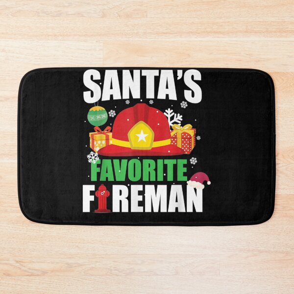 Item preview, Santa's Favorite Firefighter Love Christmas designed and sold by TheBloom98.