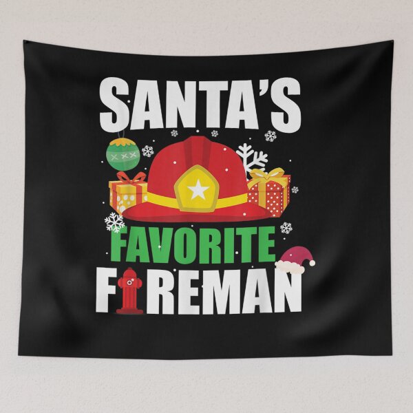 Item preview, Santa's Favorite Firefighter Love Christmas designed and sold by TheBloom98.