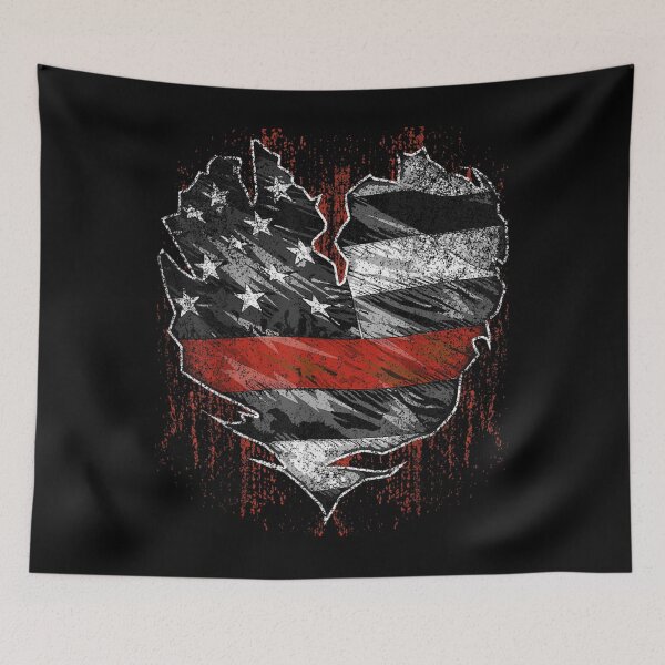 Item preview, Thin Red Line Fireman American designed and sold by TheBloom98.