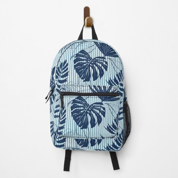 Item preview, Hand Made Navy Blue Tropical Forest Leaves Craft designed and sold by Mrunner.