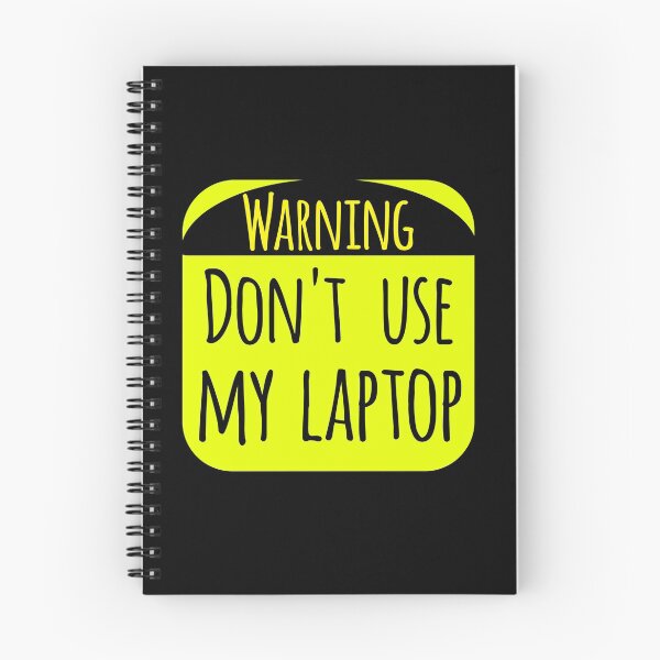Item preview, Warning Laptop Design designed and sold by Design-Maniya.