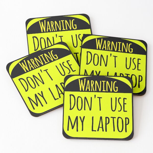 Item preview, Warning Laptop Design designed and sold by Design-Maniya.