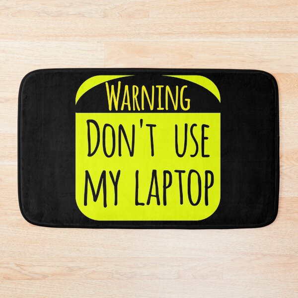 Item preview, Warning Laptop Design designed and sold by Design-Maniya.