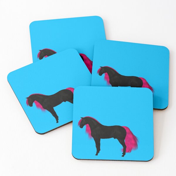 Item preview, Horse avatar lusitano pink and black designed and sold by The Poette.