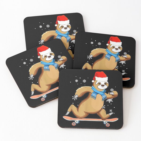 Item preview, Skateboarding Sloth Christmas Matching Group Gift designed and sold by Dinaleroy.