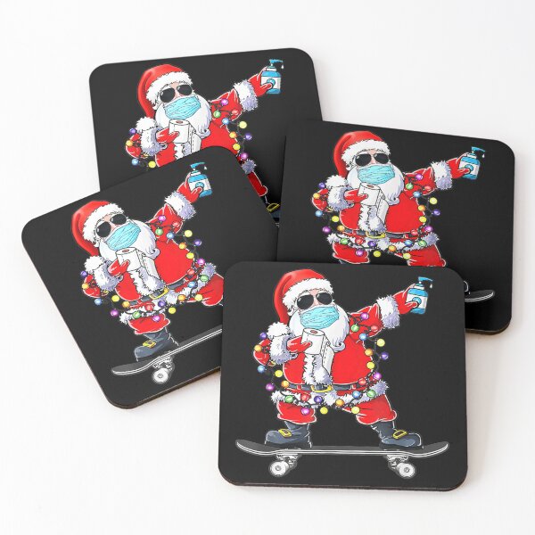 Item preview, Santa Dabbing Sporty On Skateboard Skateboarding designed and sold by Dinaleroy.