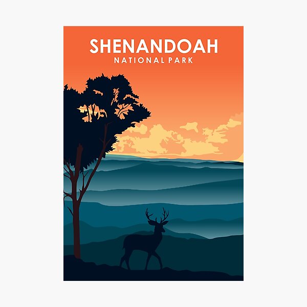 Item preview, Shenandoah National Park Travel Poster designed and sold by Stadify.