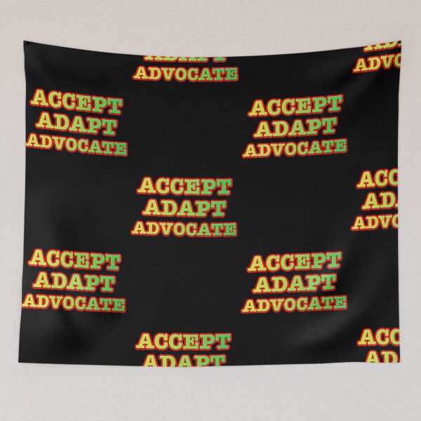 Item preview, Accept Adapt Advocate Words designed and sold by triangle-studio.
