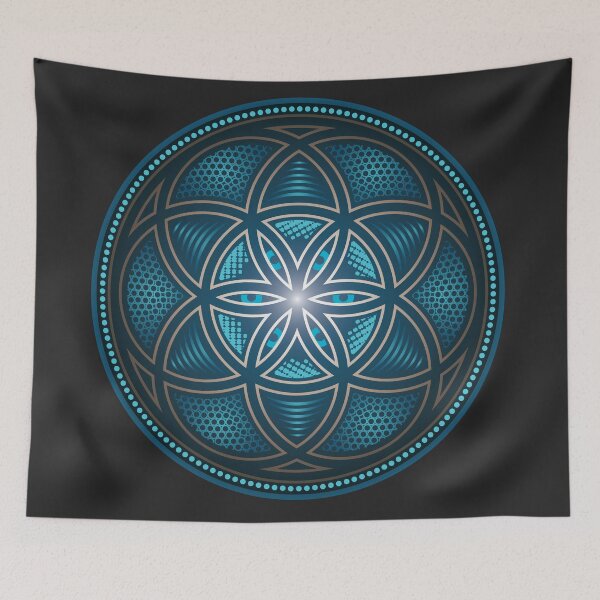 Item preview, Seed of Life Detailed with Gradients designed and sold by Radial Designs.