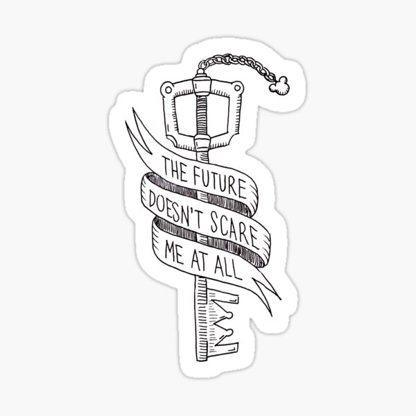Kingdom Hearts Keyblade Sticker