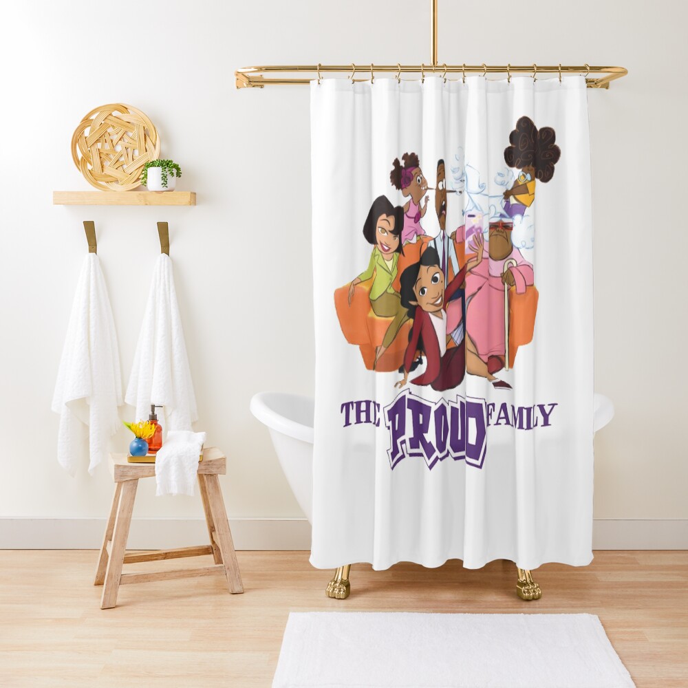 "The Proud Family" Shower Curtain for Sale by leenbernardo Redbubble