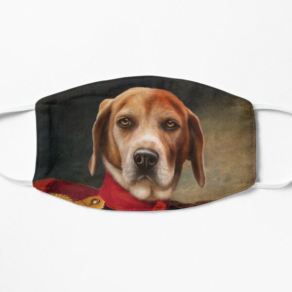 Beagle Dog Portrait - Steve Flat Mask