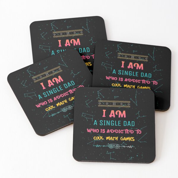 Item preview, i am a single dad who is addicted to cool math games gifts idea designed and sold by SocialStreet.