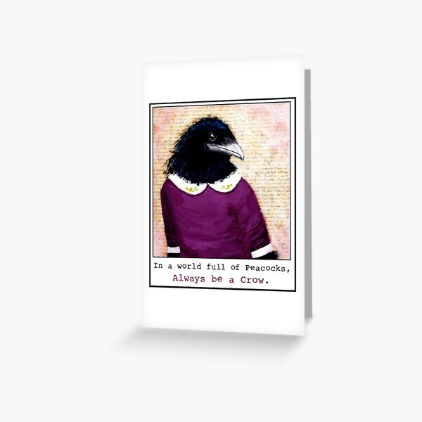 Item preview, Veronica - Always Be a Crow designed and sold by WILD CROW STUDIO.