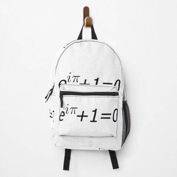 Euler's Identity, Math, Mathematics, Science, formula, equation, #Euler's #Identity Backpack