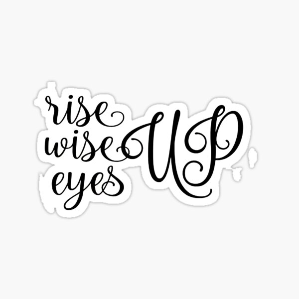 Rise Up Stickers Redbubble