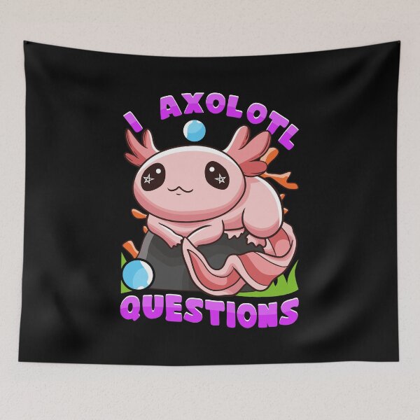 Item preview, I Axolotl Questions I Ask A Lot Of Questions Pun designed and sold by perfectpresents.