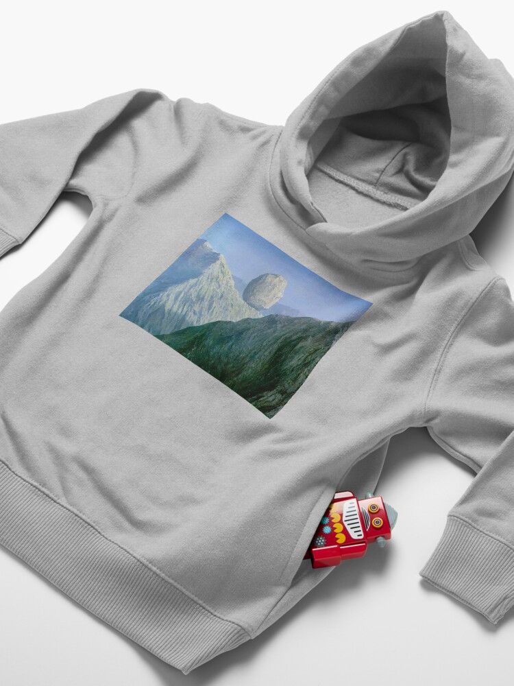 Alternate view of The Glass Key Rene Magritte Toddler Pullover Hoodie
