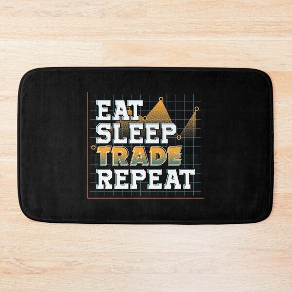 Item preview, Funny Eat Sleep Trade Repeat Investors Trading designed and sold by perfectpresents.