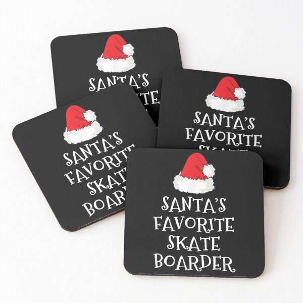 Item preview, Santa's Favorite Skateboarder Gift Christmas designed and sold by Dinaleroy.