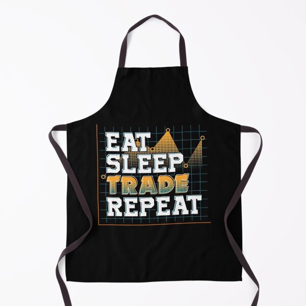 Item preview, Funny Eat Sleep Trade Repeat Investors Trading designed and sold by perfectpresents.
