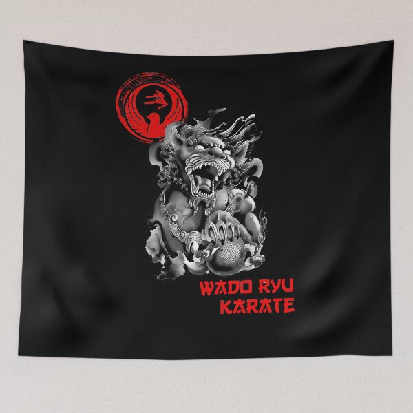 Item preview, Wado Ryu Karate Fighter Spirit - Martial Arts Design designed and sold by Zanshin-Art.