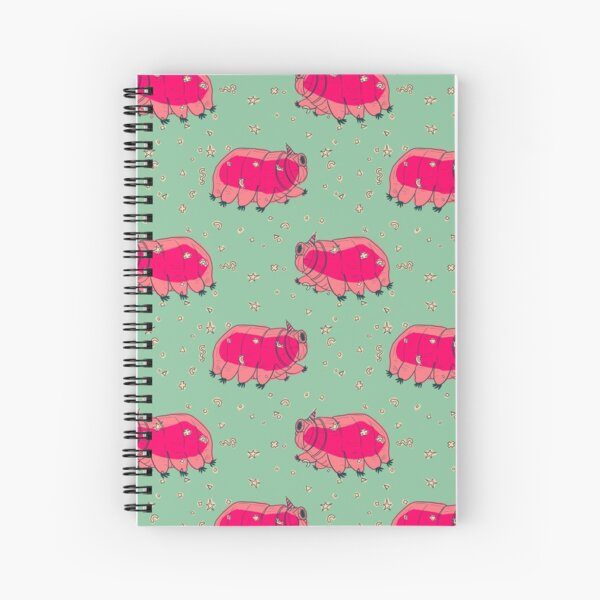 Tardigrade Party Spiral Notebook
