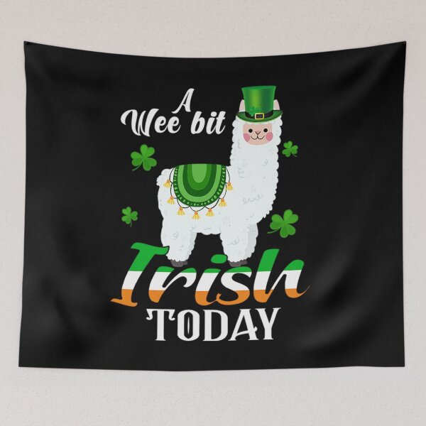 Item preview, A Wee Bit Irish Today Llama St Patrick's Day designed and sold by Spotifyonline20.