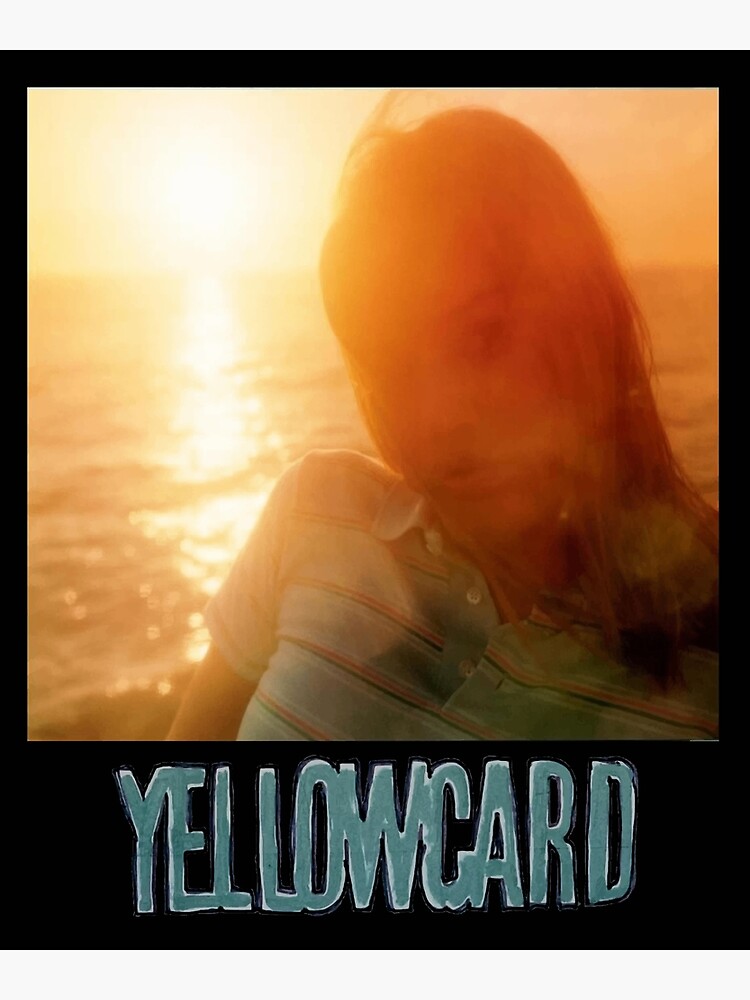 "Men_s Yellowcard Ocean Avenue 34 Sleeve Raglan Baseball" Poster for